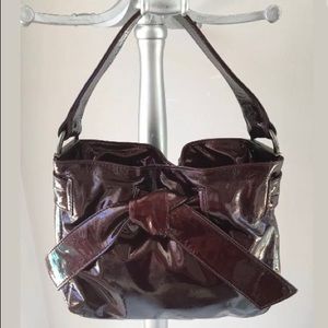 Kooba burgundy pair leather purse